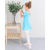 image:imageStelle Ballet Leotards for Girls Dance Leotard with Skirt Toddler Ballet Outfit CrissCross Bow Back LittleBig KidStyle 1pool Bluecross Back