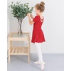 image:imageStelle Ballet Leotards for Girls Dance Leotard with Skirt Toddler Ballet Outfit CrissCross Bow Back LittleBig KidStyle 1redcross Back