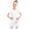 image:imageStelle Ballet Leotards for Girls Dance Leotard with Skirt Toddler Ballet Outfit CrissCross Bow Back LittleBig KidStyle 1whitecross Back