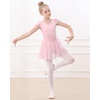 image:imageStelle Ballet Leotards for Girls Dance Leotard with Skirt Toddler Pink Ballet Outfit Ruffle Sleeve Kids Dance Dress1ballet Pinkshiny Skirt