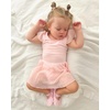 image:imageStelle Ballet Leotards for Girls Dance Leotard with Skirt Toddler Pink Ballet Outfit Ruffle Sleeve Kids Dance Dress1ballet Pinkshiny Skirt