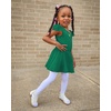 image:imageStelle Ballet Leotards for Girls Dance Leotard with Skirt Toddler Pink Ballet Outfit Ruffle Sleeve Kids Dance Dress1greenshiny Skirt