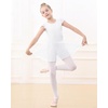 image:imageStelle Ballet Leotards for Girls Dance Leotard with Skirt Toddler Pink Ballet Outfit Ruffle Sleeve Kids Dance Dress1whiteshiny Skirt