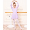 image:imageStelle Ballet Leotards for Girls Long Sleeve Toddler Dance Leotard Outfits with Skirt ClassicLittleBig KidPurple