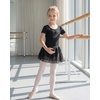 image:imageStelle Ballet Leotards for Girls Short Sleeve Dance Leotards with DoubleLayer Sequin Skirt Ballerina Costumes DressBlack