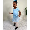image:imageStelle Ballet Leotards for Girls Toddler Dance Dress Outfit Combo with Skirt and Tights ToddlerLittle KidBig Kid1blue