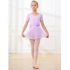 image:imageStelle Ballet Leotards for Girls Toddler Dance Dress Outfit Combo with Skirt and Tights ToddlerLittle KidBig Kid1purple