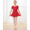 image:imageStelle Ballet Leotards for Girls Toddler Dance Dress Outfit Combo with Skirt and Tights ToddlerLittle KidBig Kid1red