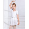 image:imageStelle Ballet Leotards for Girls Toddler Dance Dress Outfit Combo with Skirt and Tights ToddlerLittle KidBig Kid1white