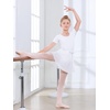 image:imageStelle Ballet Leotards for Girls Toddler Dance Dress Outfit Combo with Skirt and Tights ToddlerLittle KidBig Kid1white