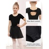 image:imageStelle Ballet Leotards for Girls Toddler Dance Dress Outfit Combo with Skirt and Tights ToddlerLittle KidBig Kid2black Bow Back