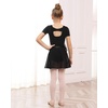 image:imageStelle Ballet Leotards for Girls Toddler Dance Dress Outfit Combo with Skirt and Tights ToddlerLittle KidBig Kid2black Bow Back