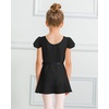 image:imageStelle Ballet Leotards for Girls Toddler Dance Dress Outfit Combo with Skirt and Tights ToddlerLittle KidBig Kid3black Ruffle Sleeve