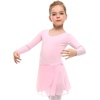 image:imageStelle Ballet Leotards for Girls Toddler Dance Dress Outfit Combo with Skirt and Tights ToddlerLittle KidBig KidBallet Pink