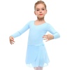 image:imageStelle Ballet Leotards for Girls Toddler Dance Dress Outfit Combo with Skirt and Tights ToddlerLittle KidBig KidBlue