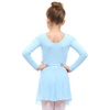 image:imageStelle Ballet Leotards for Girls Toddler Dance Dress Outfit Combo with Skirt and Tights ToddlerLittle KidBig KidBlue