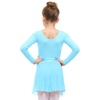 image:imageStelle Ballet Leotards for Girls Toddler Dance Dress Outfit Combo with Skirt and Tights ToddlerLittle KidBig KidPool Blue