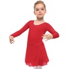 image:imageStelle Ballet Leotards for Girls Toddler Dance Dress Outfit Combo with Skirt and Tights ToddlerLittle KidBig KidRed