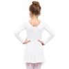 image:imageStelle Ballet Leotards for Girls Toddler Dance Dress Outfit Combo with Skirt and Tights ToddlerLittle KidBig KidWhite