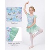 image:imageStelle Ballet Leotards for Girls Toddler Dance Leotard Shiny Flutter Sleeve Ballet Dresses Gymnastic Ballerina OutfitButterfly Mist