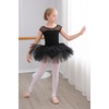 image:imageStelle Ballet Leotards for Girls Toddler Leotard with Tutu Skirt Dance Tutu Dress LittleBig Kid01black
