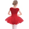 image:imageStelle Ballet Leotards for Girls Toddler Leotard with Tutu Skirt Dance Tutu Dress LittleBig Kid01red