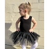 image:imageStelle Ballet Leotards for Girls Toddler Leotard with Tutu Skirt Dance Tutu Dress LittleBig KidBlack Tank Top