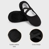 image:imageStelle Ballet Shoes Toddler Slippers Highly Elastic Canvas Girls Ballerina Dance Shoes for ToddlerLittle KidBig KidWomenBlack