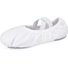 image:imageStelle Ballet Shoes Toddler Slippers Highly Elastic Canvas Girls Ballerina Dance Shoes for ToddlerLittle KidBig KidWomenWhite