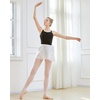 image:imageStelle Ballet Skirt Women Chiffon Sarong Wrap Skirt Adjustable Tie Adult Dance SkirtsWhite