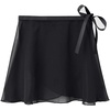 image:imageStelle Ballet Skirts for Girls Toddler Dance Skirt Chiffon Kids Ballet Wrap Skirts02black Adjustable Tie