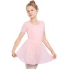 image:imageStelle Ballet Skirts for Girls Toddler Dance Skirt Chiffon Kids Ballet Wrap Skirts05pink Shiny Skirt Pull on 