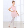 image:imageStelle Ballet Skirts for Girls Toddler Dance Skirt Chiffon Kids Ballet Wrap Skirts05pink Shiny Skirt Pull on 