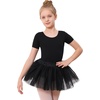 image:imageStelle Ballet Skirts for Girls Toddler Dance Skirt Chiffon Kids Ballet Wrap Skirts06black Tutu Skirt