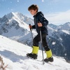 image:imageStelle Boys Girls Snow Boots for Toddler Kids Winter Outdoor Non Slip Waterproof Mid Calf Warm Shoes with Fur LinedNeon Green