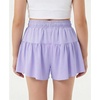 image:imageStelle Butterfly Shorts Girls with Pocket Athletic Flowy Short 2 in 1 Dance Cheer Running Tennis Sports SkortLavender