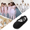 image:imageStelle Canvas Ballet Shoes Toddler Girls Ballet Slippers NoTie Boys Dance ShoesBlack