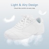 image:imageStelle Cheer Shoes Girls White Cheerleading Dance Shoes Youth Athletic Training Tennis Sneakers for Competition SportWhite