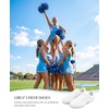 image:imageStelle Cheer Shoes Women White Cheerleading Shoes Youth Cheer Dance Sneakers Lightweight Athletic Training Tennis ShoesWhitemesh