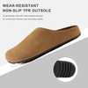 image:imageStelle Clogs Women Mens Arch Support Suede Soft Cork Footbed Sandals Potato Shoes Slip on Home Slippers NonSlip ComfortAcaramel