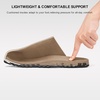 image:imageStelle Clogs Women Mens Arch Support Suede Soft Cork Footbed Sandals Potato Shoes Slip on Home Slippers NonSlip ComfortAtaupe