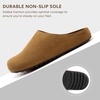 image:imageStelle Clogs Women Mens Arch Support Suede Soft Cork Footbed Sandals Potato Shoes Slip on Home Slippers NonSlip ComfortCaramelgenuine Suede
