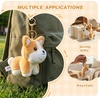 image:imageStelle Cute Softball Plush Keychain for Backpack Kawaii Fuzzy Pink Bag Charm Soft Keychain Accessories Gifts for GirlsGoldcorgi