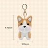 image:imageStelle Cute Softball Plush Keychain for Backpack Kawaii Fuzzy Pink Bag Charm Soft Keychain Accessories Gifts for GirlsGoldcorgi