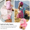 image:imageStelle Cute Softball Plush Keychain for Backpack Kawaii Fuzzy Pink Bag Charm Soft Keychain Accessories Gifts for GirlsPinkmonkey