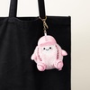 image:imageStelle Cute Softball Plush Keychain for Backpack Kawaii Fuzzy Pink Bag Charm Soft Keychain Accessories Gifts for GirlsPinksoftball
