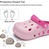 image:imageStelle Garden Clogs for Girls Boys Slip on Sandals Kids Water Shoes Classic Slides Slippers Beach Indoor OutdoorLittle KidsBig KidsStrawberry Milkshake