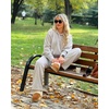 image:imageStelle Genuine Suede Platform Slippers for Women Removable Backstrap Memory Foam Indoor Outdoor WaterResistantChestnut