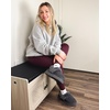 image:imageStelle Genuine Suede Platform Slippers for Women Removable Backstrap Memory Foam Indoor Outdoor WaterResistantGrey