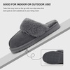image:imageStelle Genuine Suede Slippers for Women WaterResistant Indoor Outdoor Comfortable Memory Foam Lightweight Flexible SoleGrey